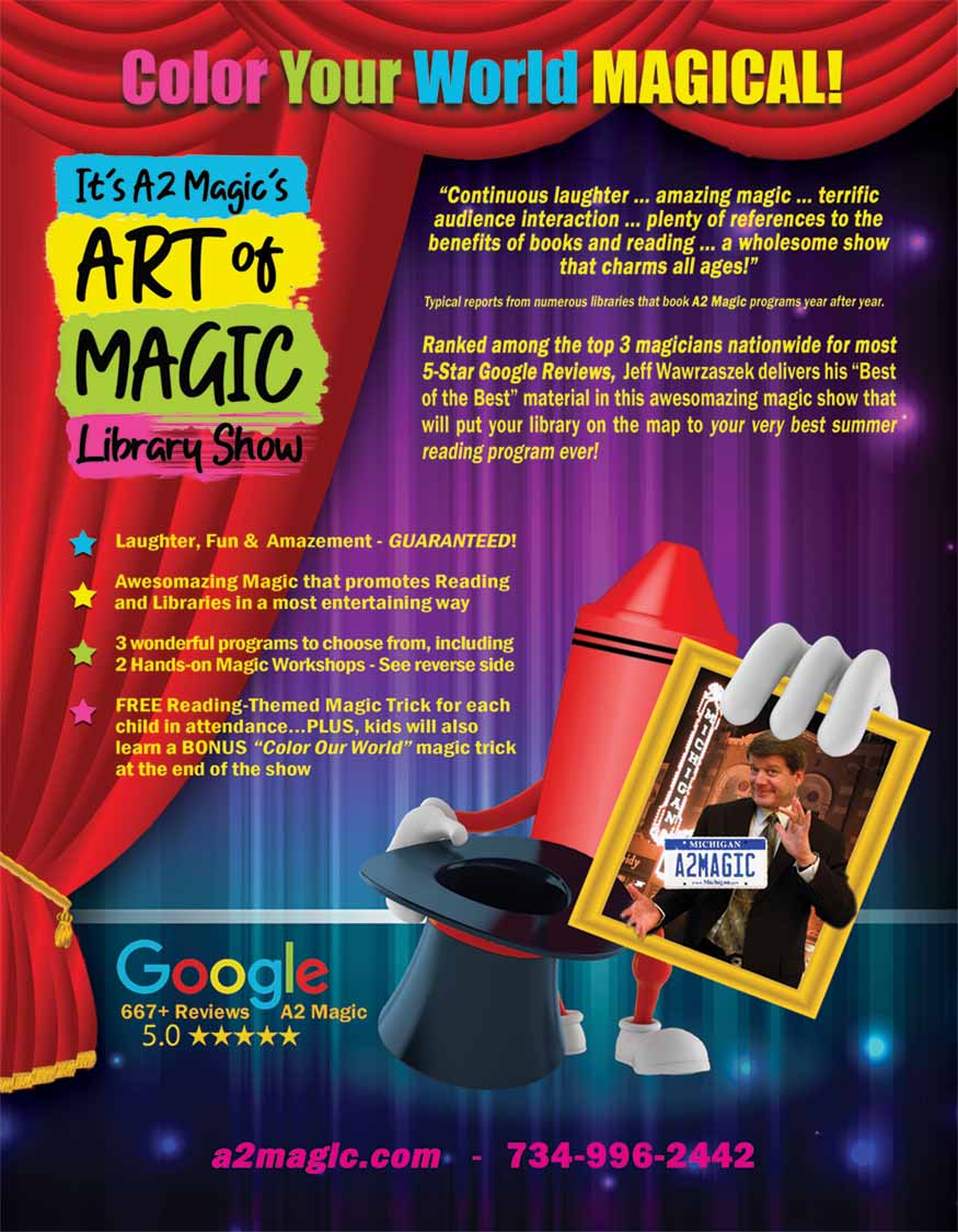 Color Our World Library Magic Show